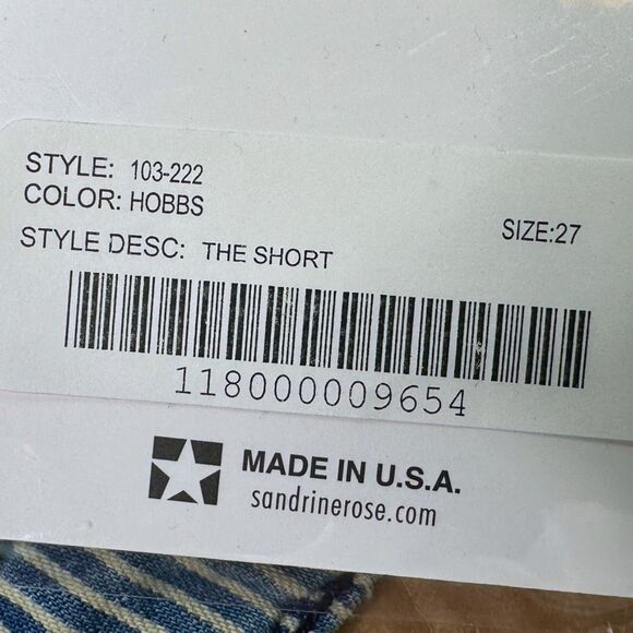 Sandrine Rose x Free People The Short Embroidered Denim Cut-Offs - Size 27 - Picture 7 of 7